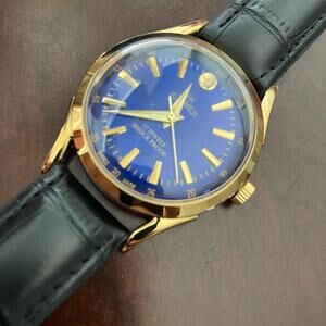 💁🏽‍♂️ RARE Roamer AM014 Mechanical Gold Plated Men's 1970s‎ Watch